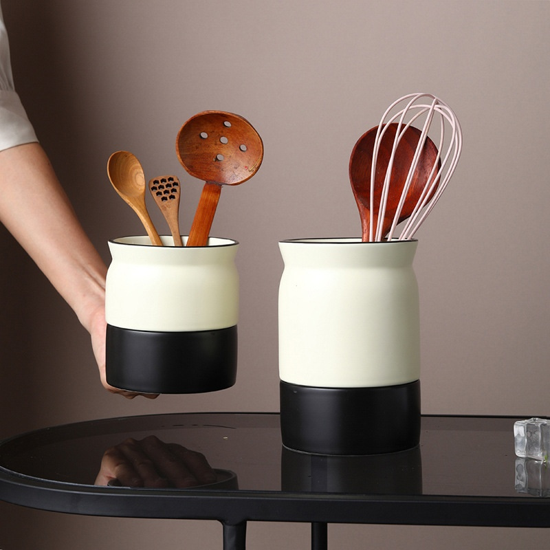 White porcelain Drainage basket - INFINITE TOMATO