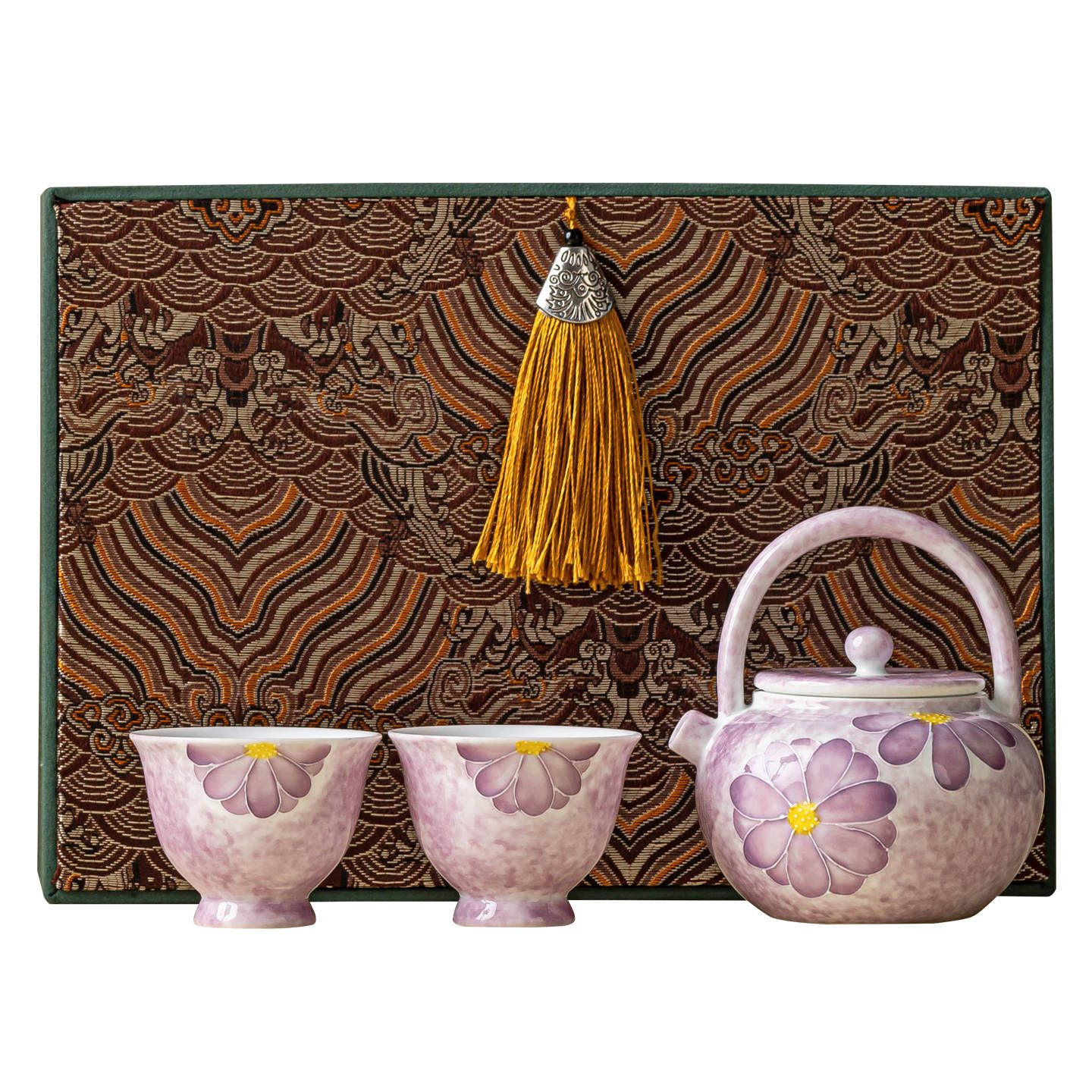 Juego de té - Porcelana blanca - INFINITE TOMATO