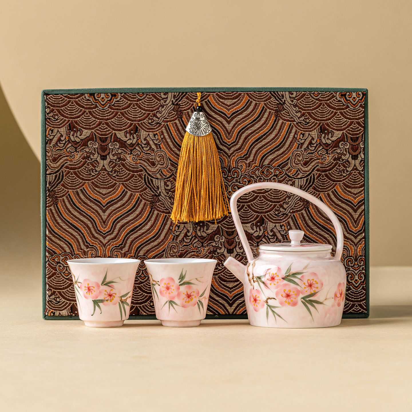 Juego de té - Porcelana blanca - INFINITE TOMATO