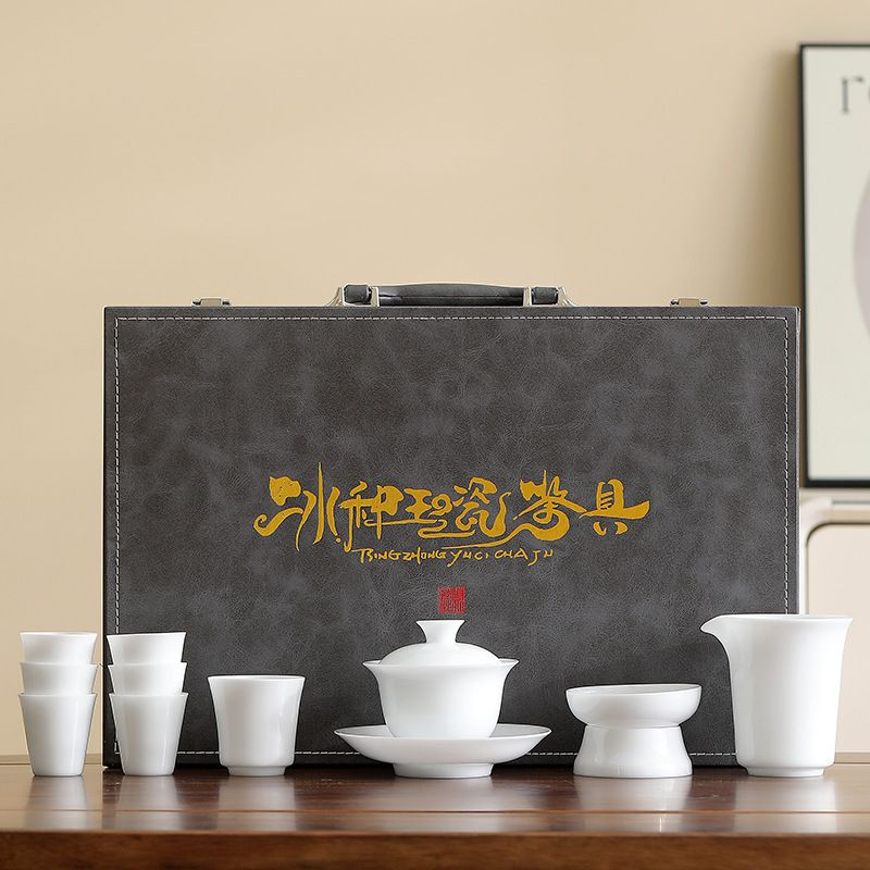 Juego de té - Porcelana blanca - INFINITE TOMATO