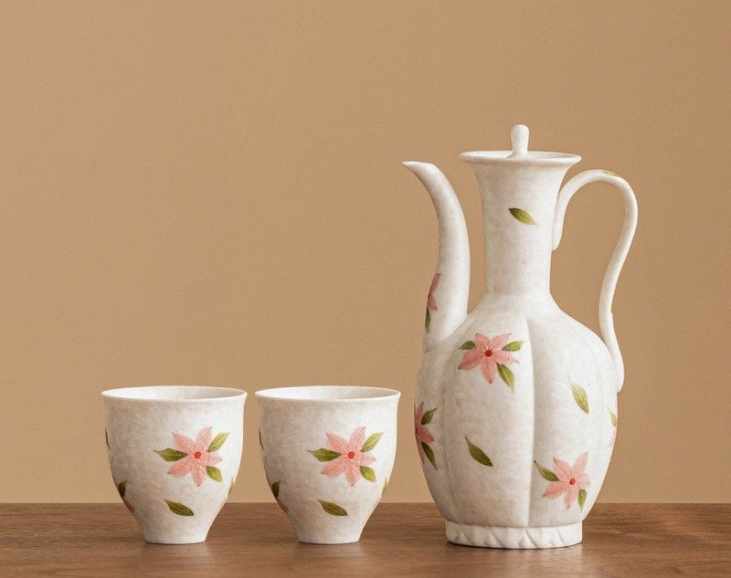 Juego de té - Porcelana blanca - INFINITE TOMATO