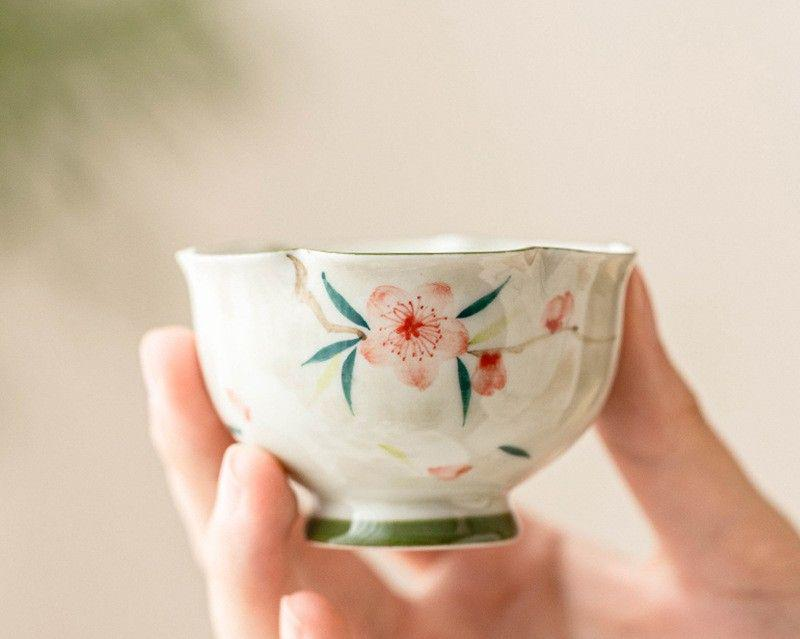 Teacup Tea Set - Burnt plant ash - INFINITE TOMATO