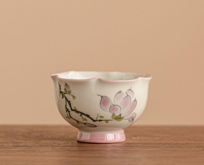 Teacup Tea Set - Burnt plant ash - INFINITE TOMATO