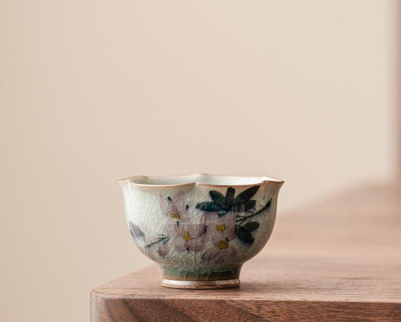 Teacup Tea Set - Burnt plant ash - INFINITE TOMATO