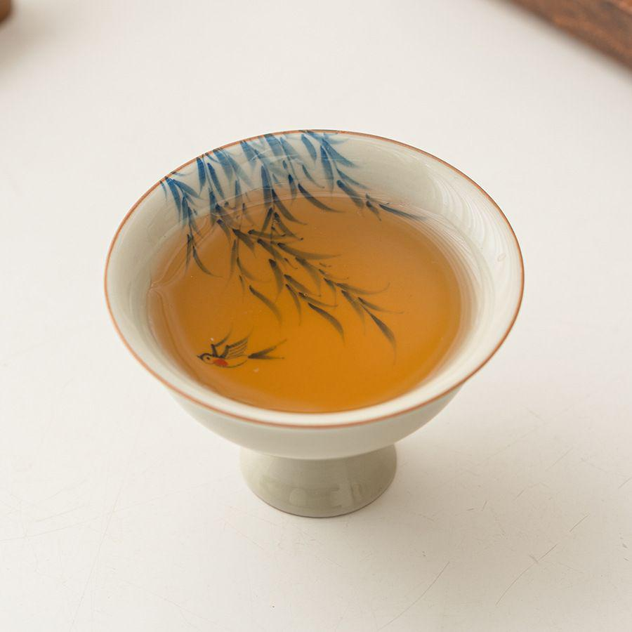 Teacup Tea Set - Burnt plant ash - INFINITE TOMATO