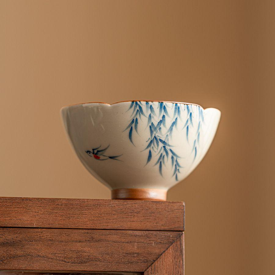 Teacup Tea Set - Burnt plant ash - INFINITE TOMATO