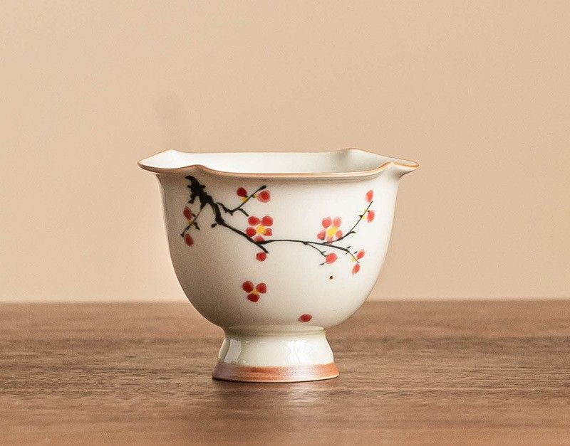 Teacup Tea Set - Burnt plant ash - INFINITE TOMATO