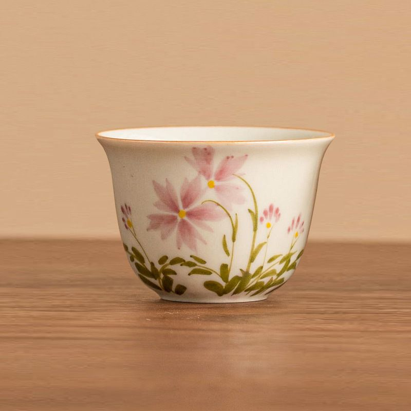 Teacup Tea Set - Burnt plant ash - INFINITE TOMATO