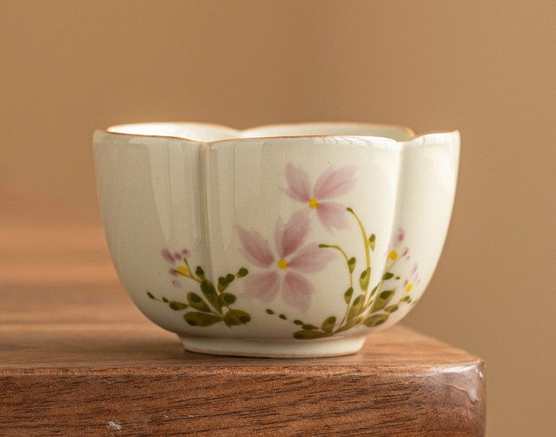 Teacup Tea Set - Burnt plant ash - INFINITE TOMATO