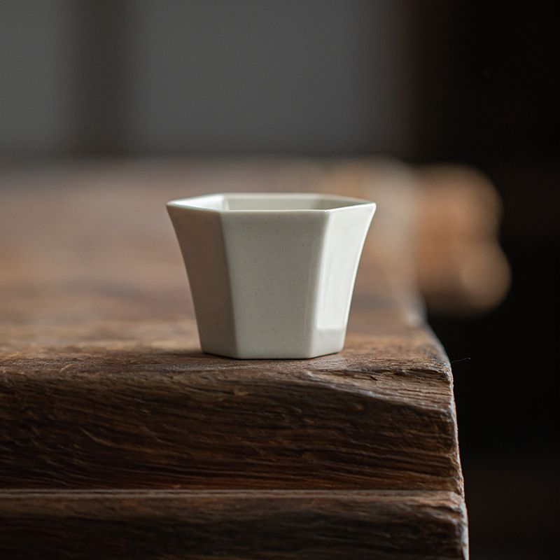 Teacup Tea Set - Burnt plant ash - INFINITE TOMATO