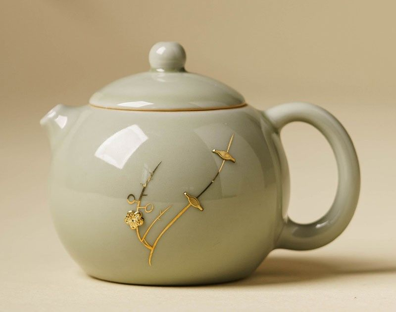 Teapot Tea Set - Longquan Blue and White Porcelain - INFINITE TOMATO