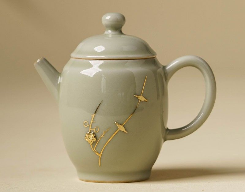 Teapot Tea Set - Longquan Blue and White Porcelain - INFINITE TOMATO