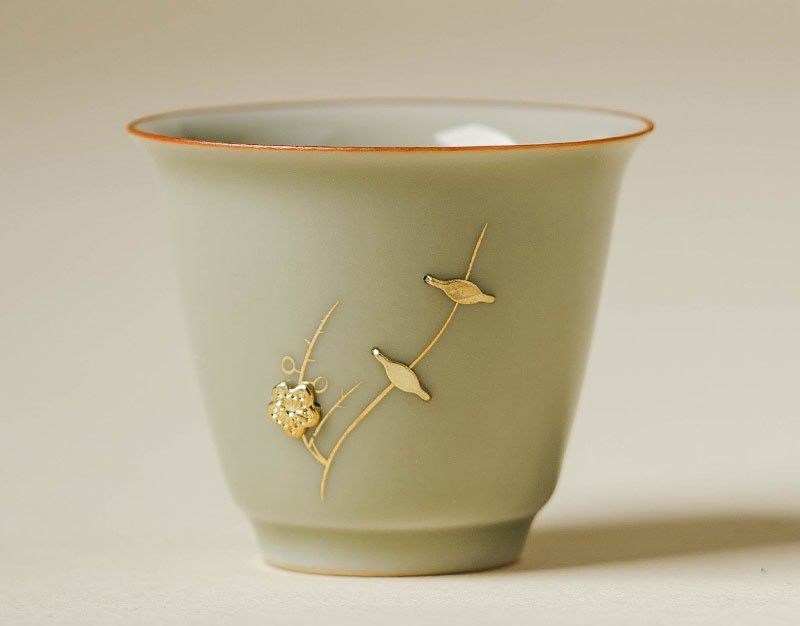 Teacup Tea Set - Longquan Blue and White Porcelain - INFINITE TOMATO