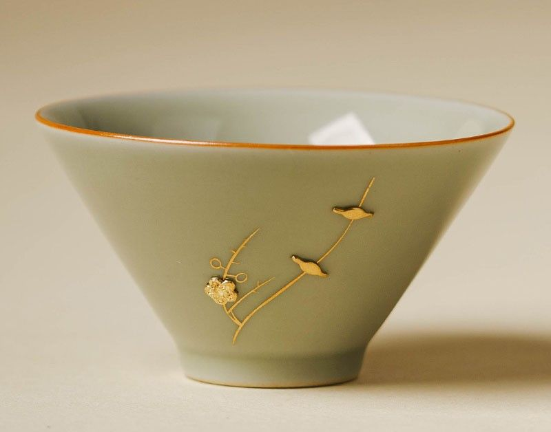 Teacup Tea Set - Longquan Blue and White Porcelain - INFINITE TOMATO