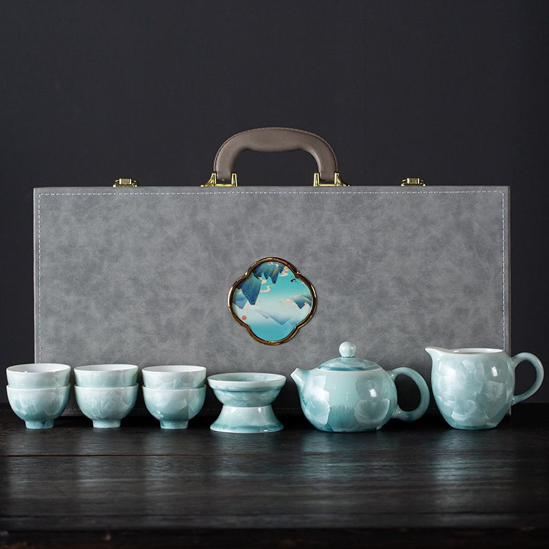 Tea sets Tea Set - Crystalline glaze - INFINITE TOMATO