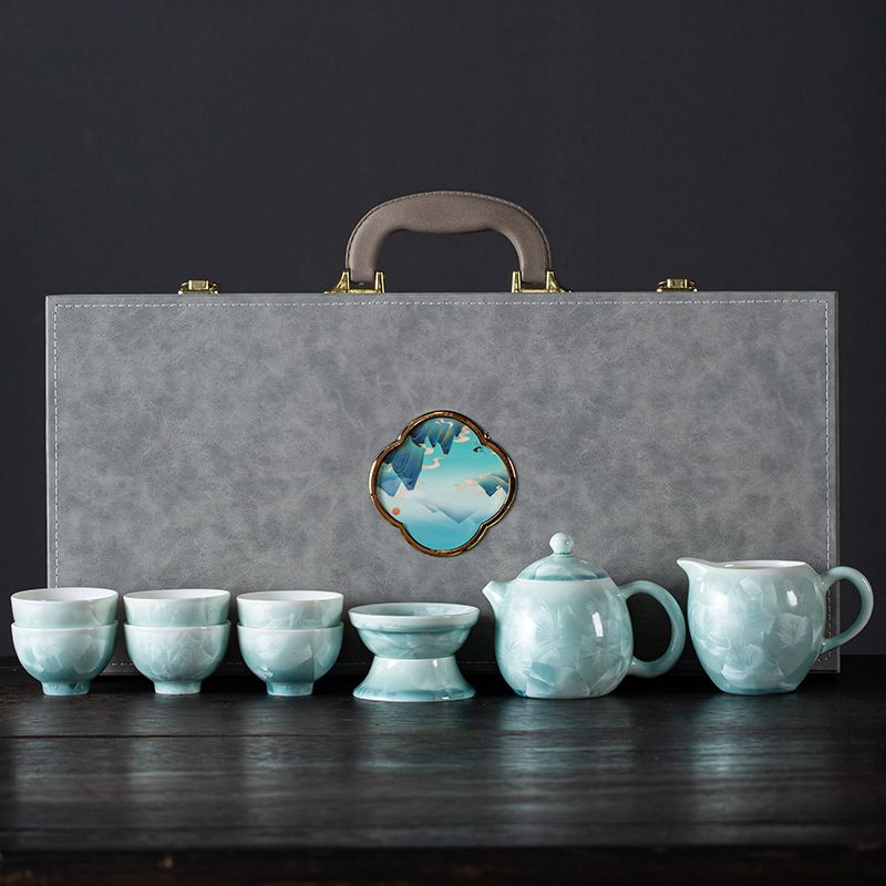 Tea sets Tea Set - Crystalline glaze - INFINITE TOMATO