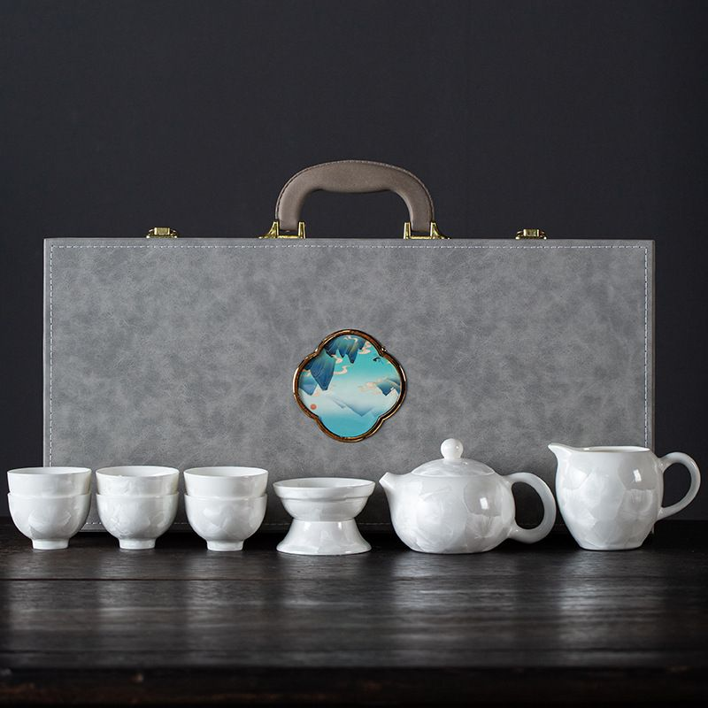Tea sets Tea Set - Crystalline glaze - INFINITE TOMATO