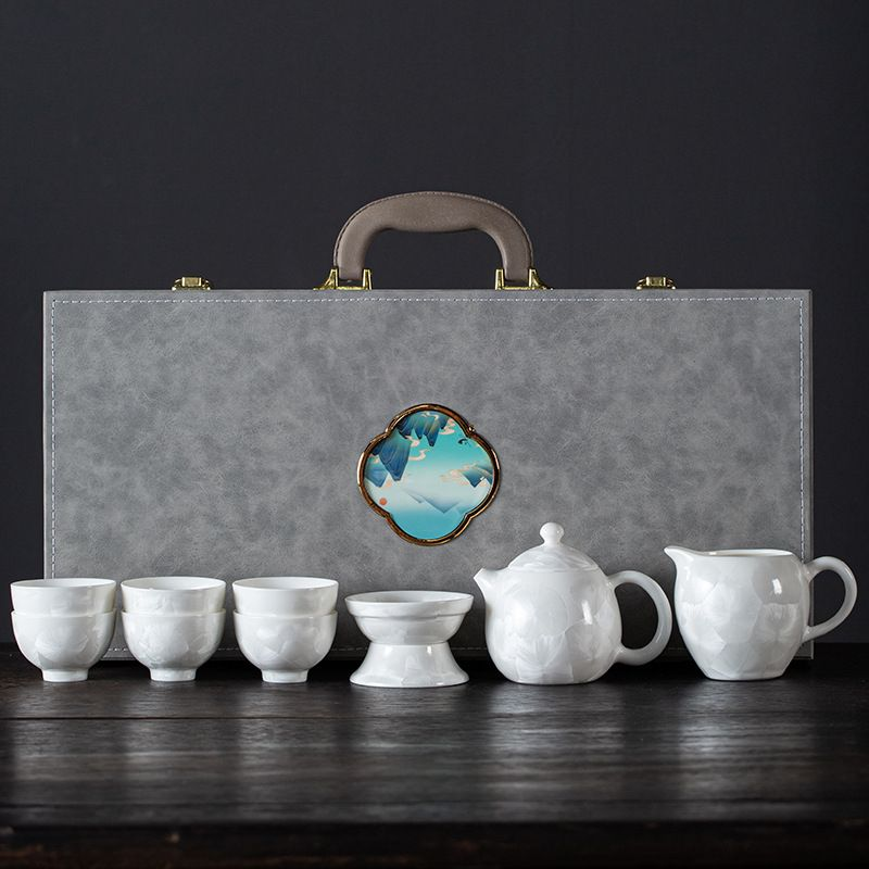 Tea sets Tea Set - Crystalline glaze - INFINITE TOMATO