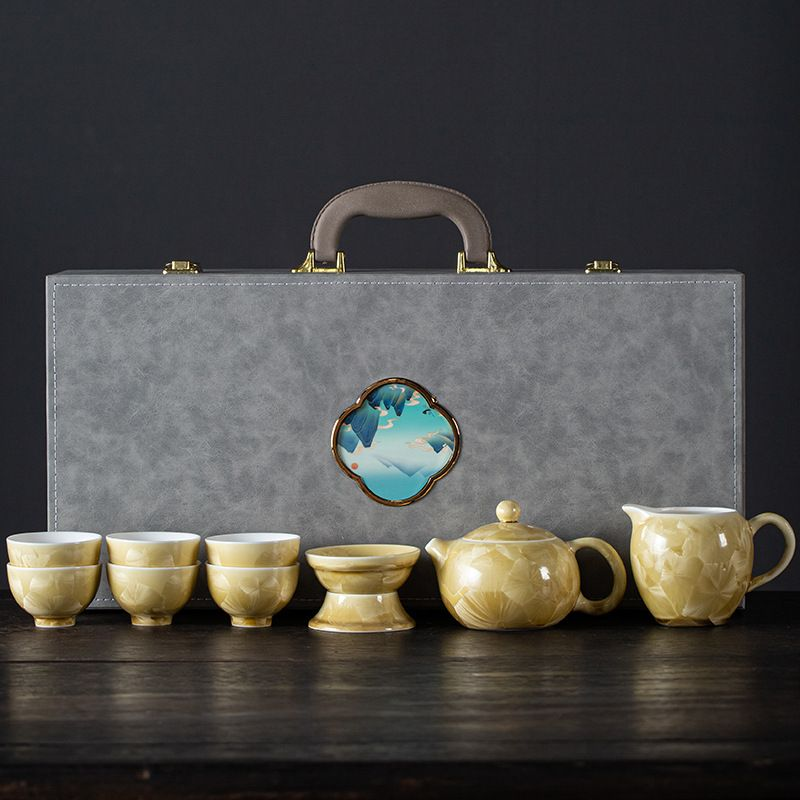 Tea sets Tea Set - Crystalline glaze - INFINITE TOMATO