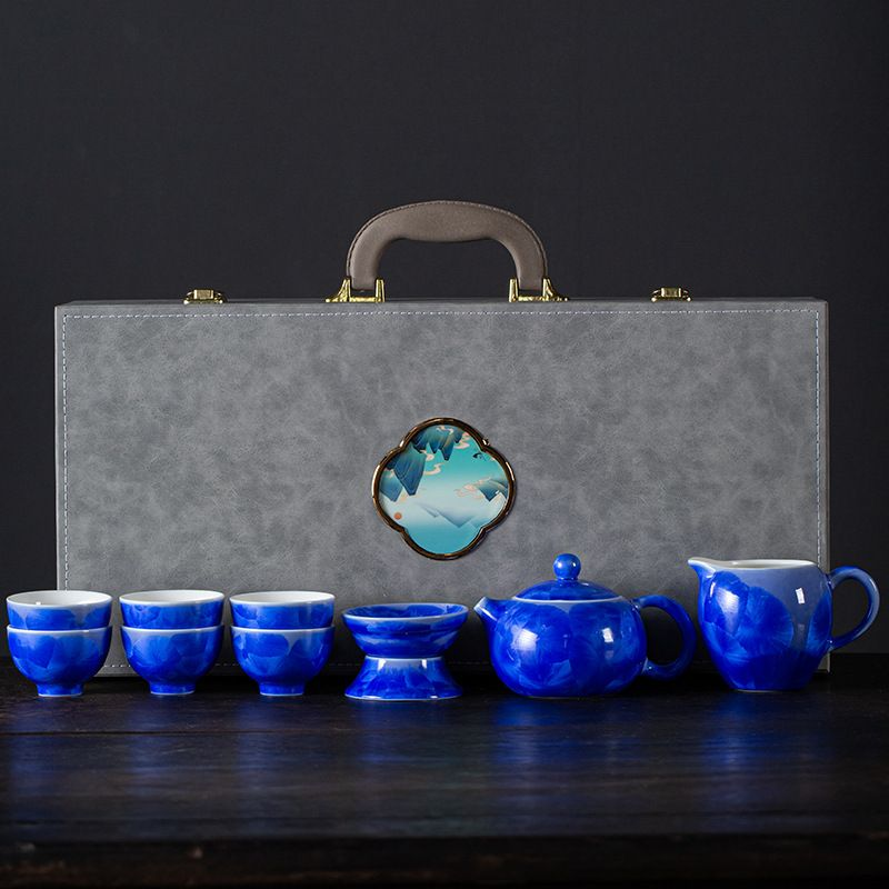 Tea sets Tea Set - Crystalline glaze - INFINITE TOMATO