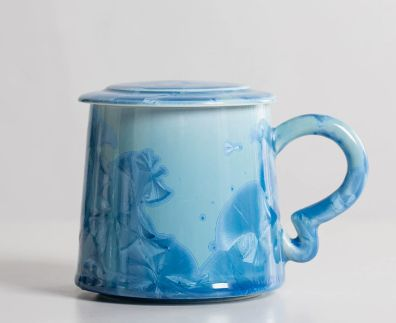 Teacup Tea Set - Crystalline glaze - INFINITE TOMATO