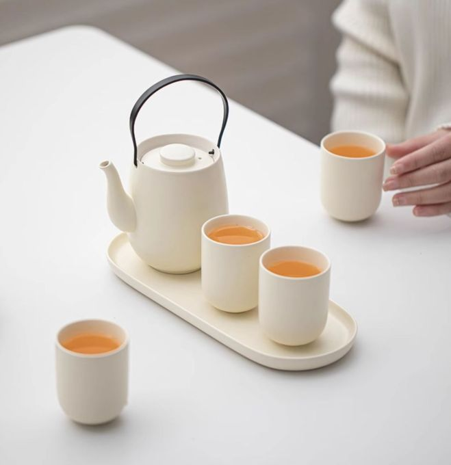 Tea sets Tea Set - kiln-fired glaze - INFINITE TOMATO