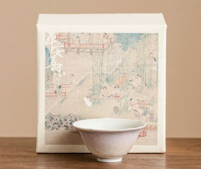 Teacup Tea Set - kiln-fired glaze - INFINITE TOMATO