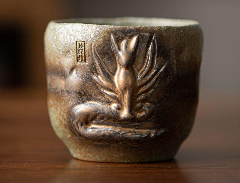 Teacup Tea Set - kiln-fired glaze - INFINITE TOMATO
