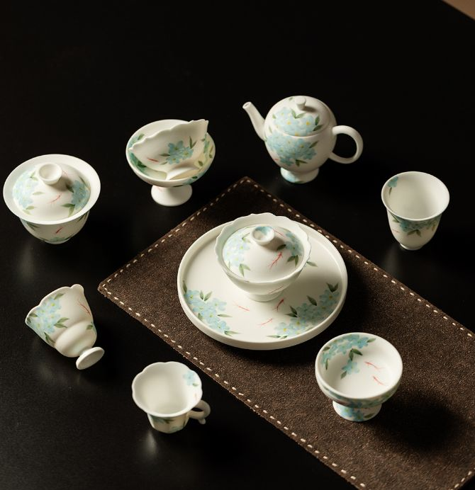 Tea sets Tea Set - under glazed - INFINITE TOMATO