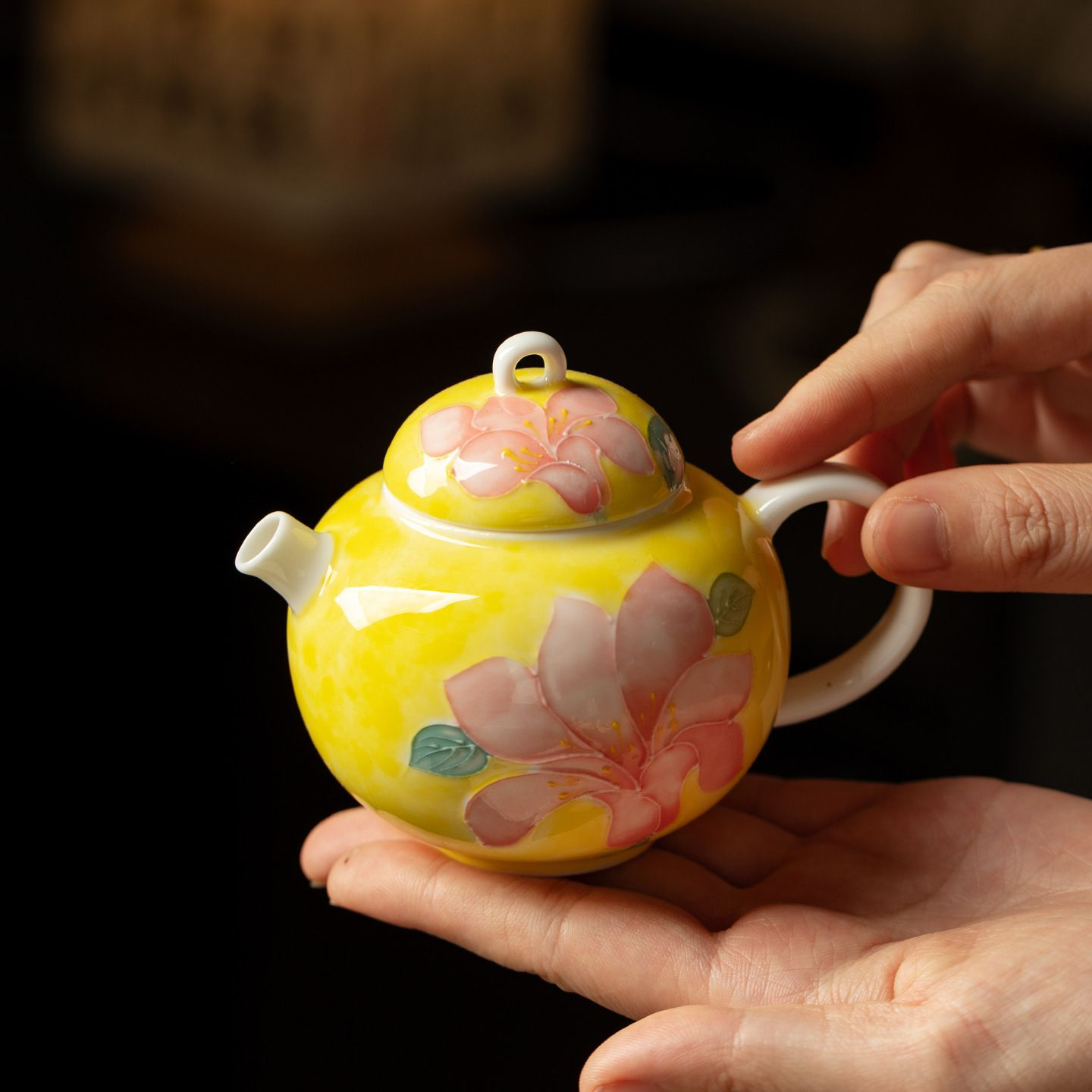 Tea pot Tea Set - under glazed - INFINITE TOMATO