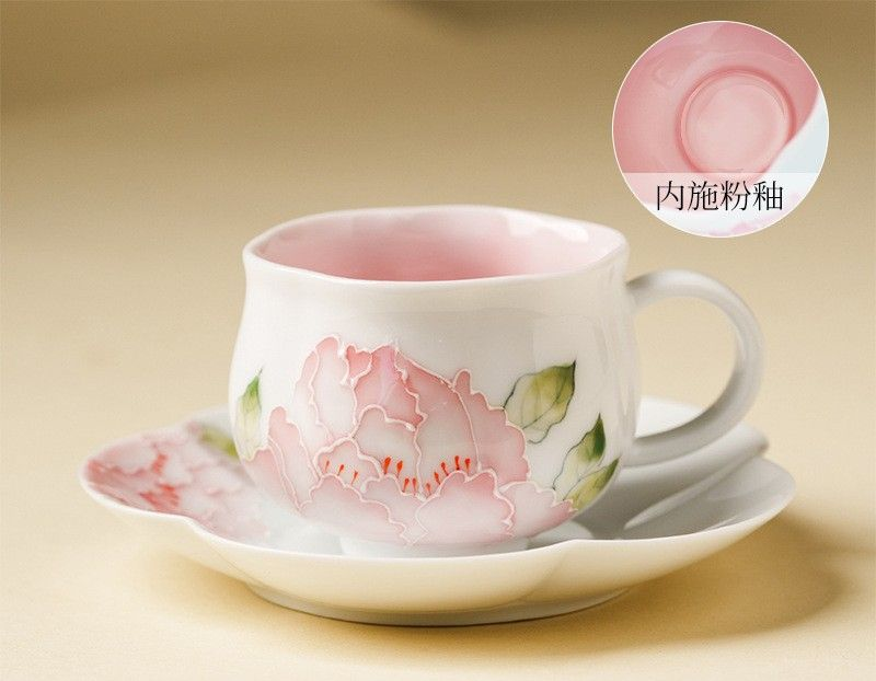 Cup Tea Set - under glazed - INFINITE TOMATO
