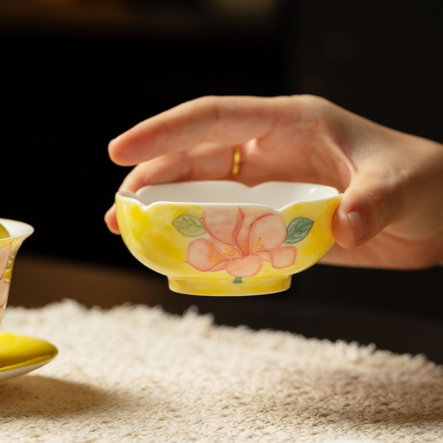 Cup Tea Set - under glazed - INFINITE TOMATO