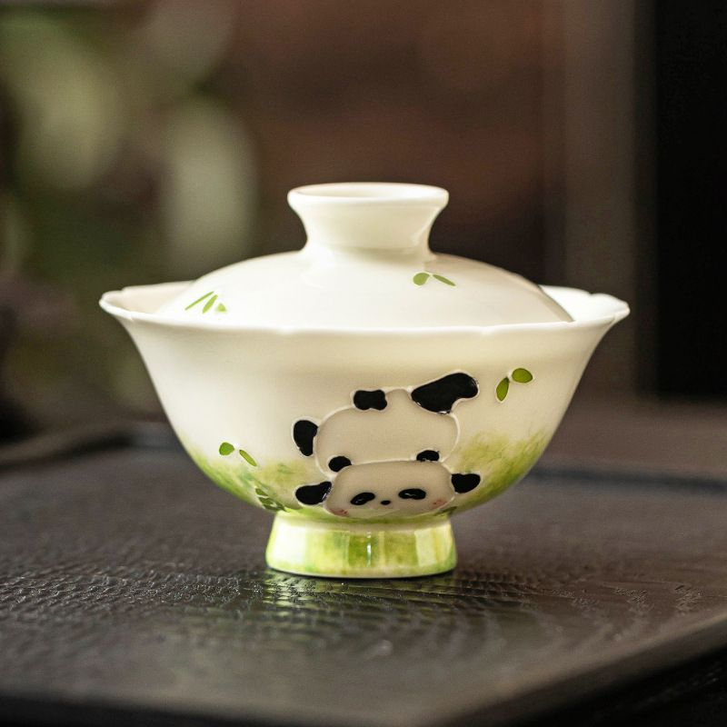 Gaiwan Tea Set - Ceramic piling sculpture - INFINITE TOMATO