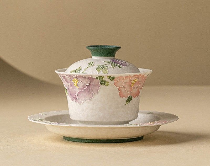 Gaiwan Tea Set - Ceramic piling sculpture - INFINITE TOMATO