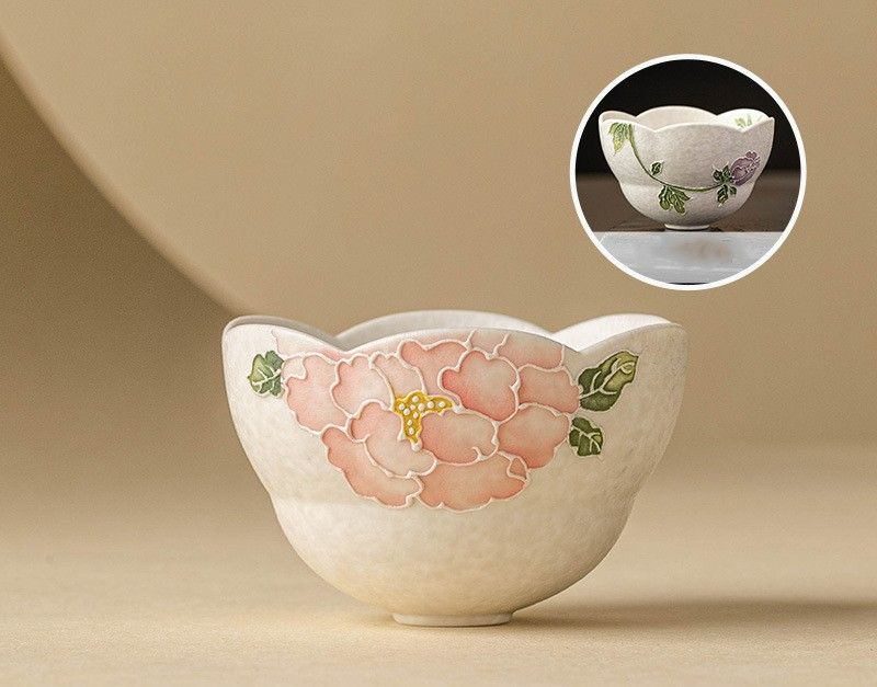 Teacup Tea Set - Ceramic piling sculpture - INFINITE TOMATO