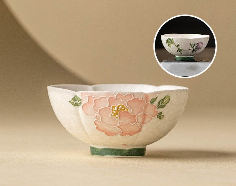 Teacup Tea Set - Ceramic piling sculpture - INFINITE TOMATO