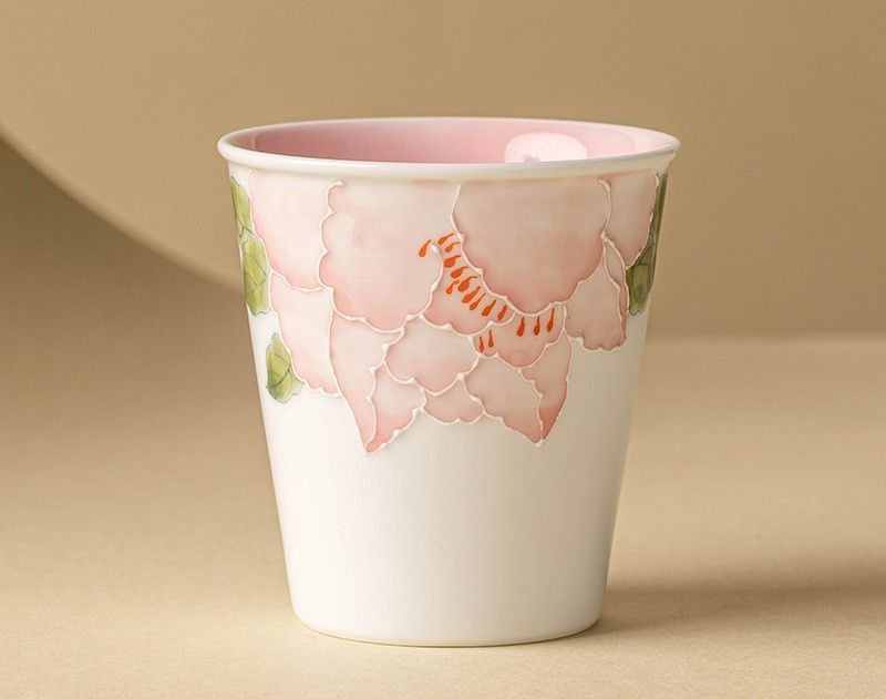 Teacup Tea Set - Ceramic piling sculpture - INFINITE TOMATO