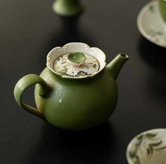 Tea pot Tea Set - Relief - INFINITE TOMATO