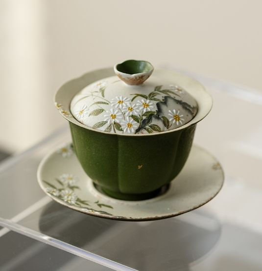 Gaiwan Tea Set - Relief - INFINITE TOMATO