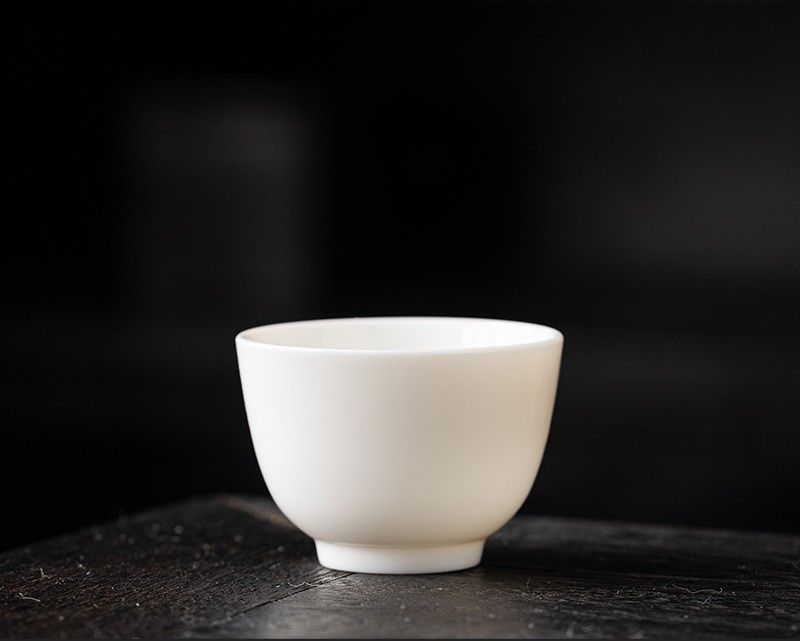 Teacup Tea Set - Suet white jade - INFINITE TOMATO