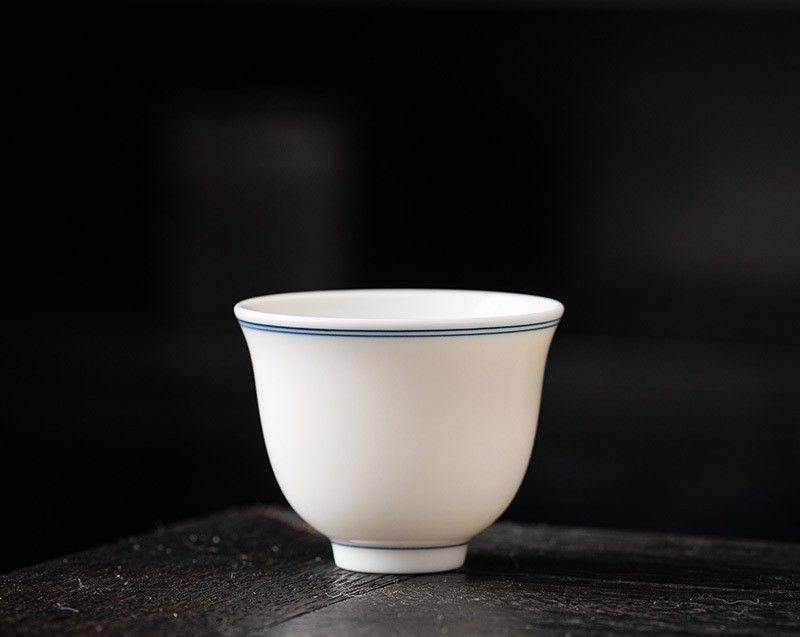 Teacup Tea Set - Suet white jade - INFINITE TOMATO