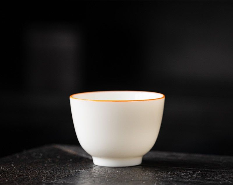 Teacup Tea Set - Suet white jade - INFINITE TOMATO