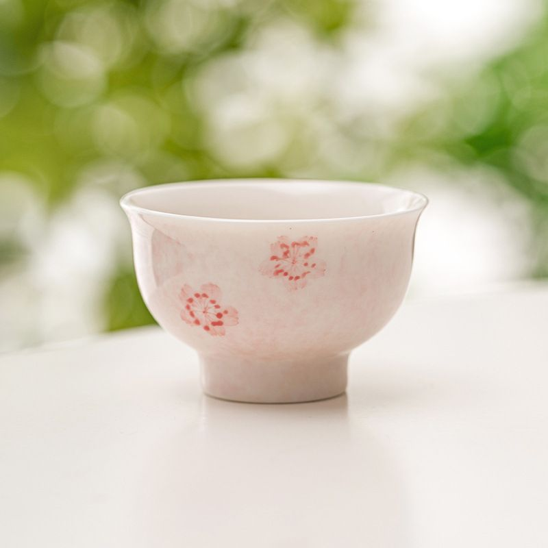 Teacup Tea Set - Suet white jade - INFINITE TOMATO