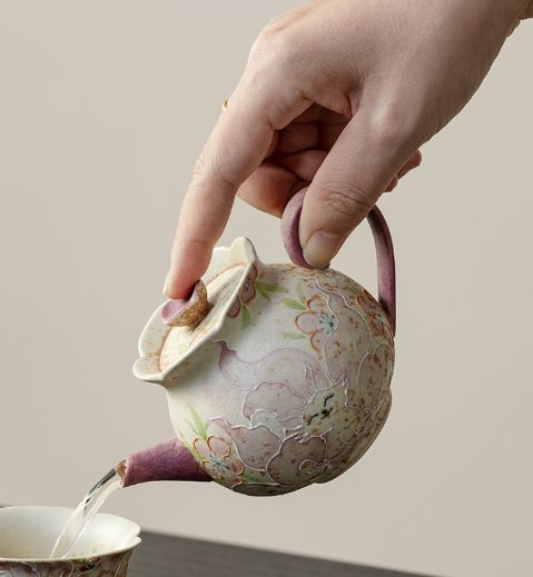 Tea pot Tea Set - Pigmented - INFINITE TOMATO