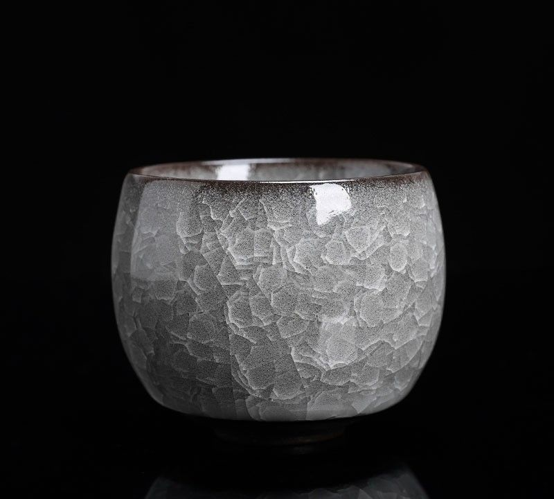 Teacup Tea Set - Black Ice Dapple - INFINITE TOMATO