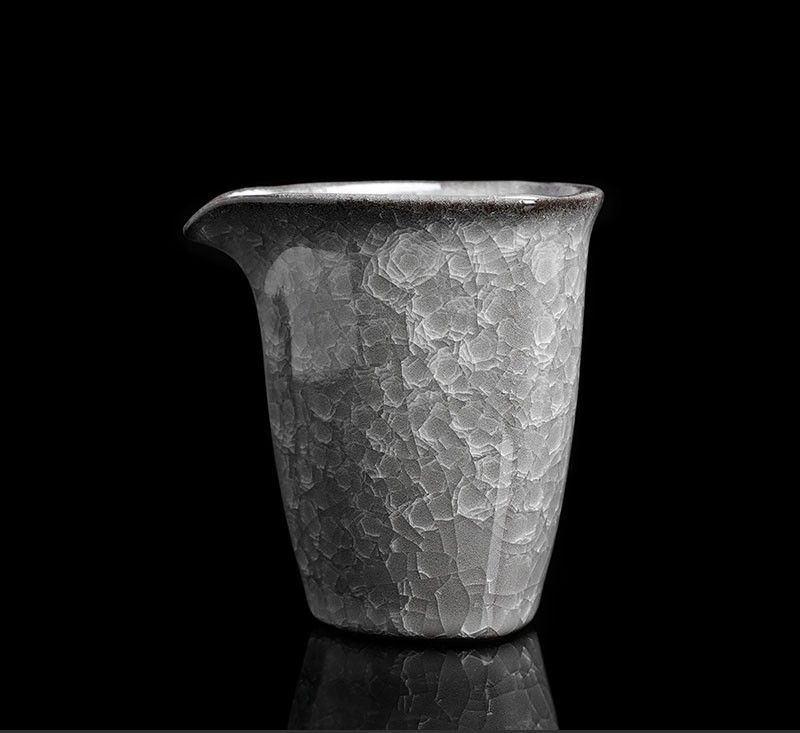 Fairness Cup Tea Set - Black Ice Dapple - INFINITE TOMATO