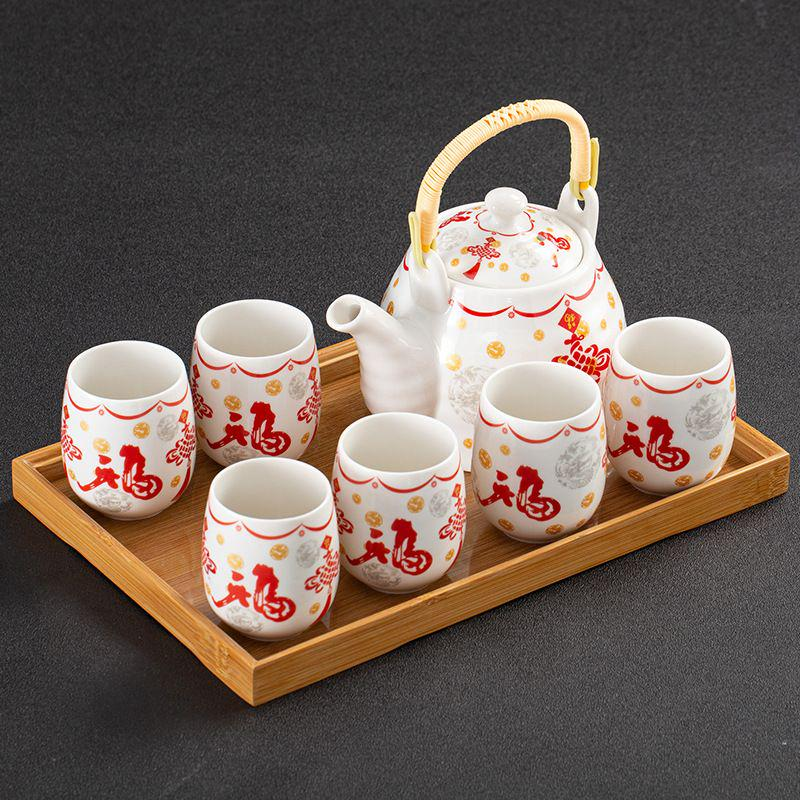 Tea sets Tea Set - White porcelain - INFINITE TOMATO