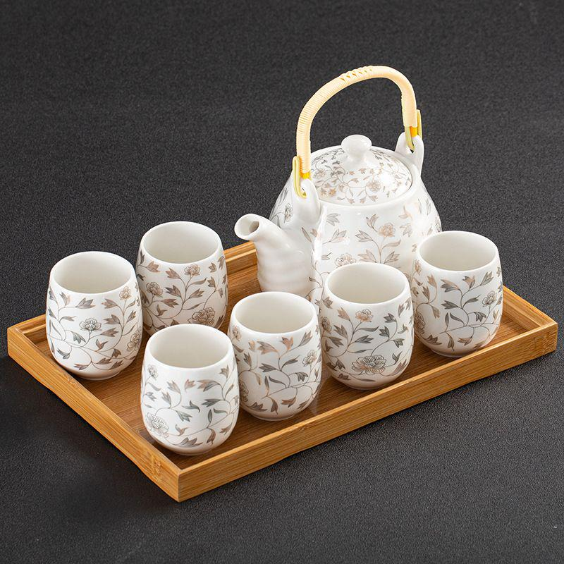 Tea sets Tea Set - White porcelain - INFINITE TOMATO