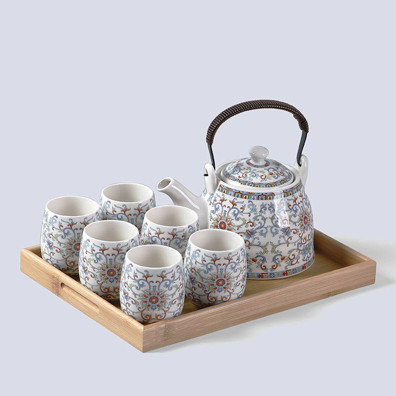 Tea sets Tea Set - White porcelain - INFINITE TOMATO