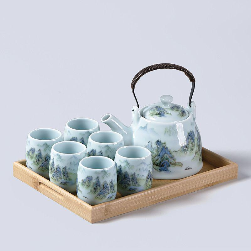 Tea sets Tea Set - White porcelain - INFINITE TOMATO